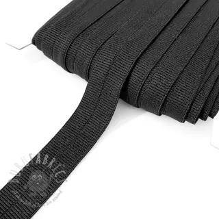 Reunustuskuminauha matta 20 mm RIB black