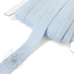 Reunustuskuminauha matta 20 mm RIB light blue