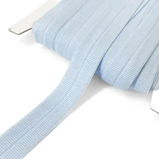 Lemovacia guma matná 20 mm RIB light blue