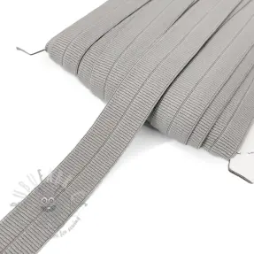 Reunustuskuminauha matta 20 mm RIB middle grey