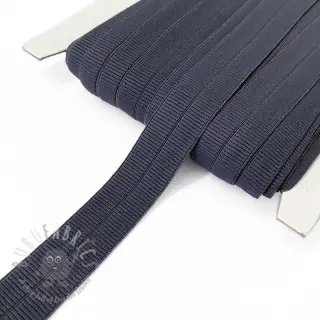 Reunustuskuminauha matta 20 mm RIB dark grey