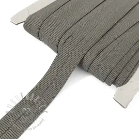Reunustuskuminauha matta 20 mm RIB dark taupe