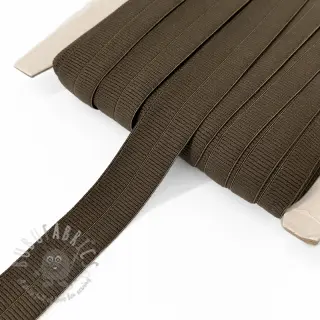 Reunustuskuminauha matta 20 mm RIB choco