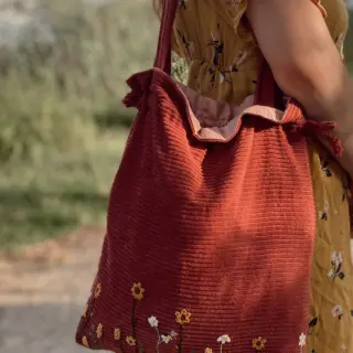 Vakosametti dark rose