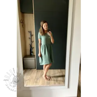 Kaksinkertainen harsokangas/musliini green