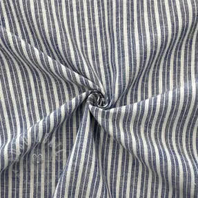 Pellava puuvillalla Lira big stripe jeans