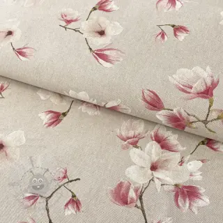 Sisustuskangas Linenlook Floral magnolia bloom