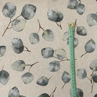Dekoračná látka Linenlook Eucalyptus watercolour branch