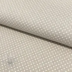 Sisustuskangas Linenlook Basic dots