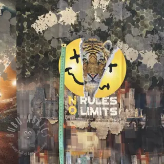 Collegekangas Rules limits PANEL digital print
