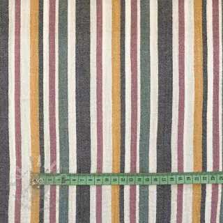Kaksinkertainen harsokangas/musliini yarn dyed Stripe purple