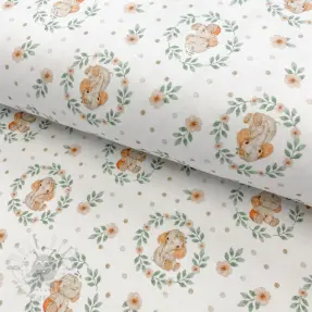 Neulos Baby elephant white digital print 2. laatuluokka