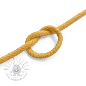 Puuvillanyöri 5 mm ochre