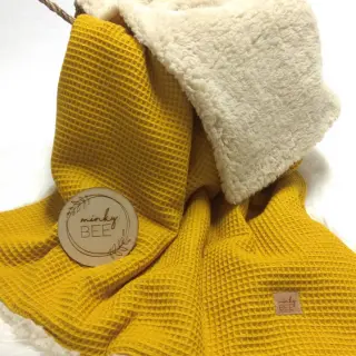 Puuvilla vohvelisidoksella ochre