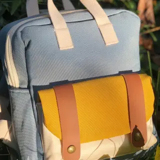 Tuulipukukangas vedenhylkivällä käsittelyllä blue