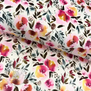 Tekoturkis Flower multicolour