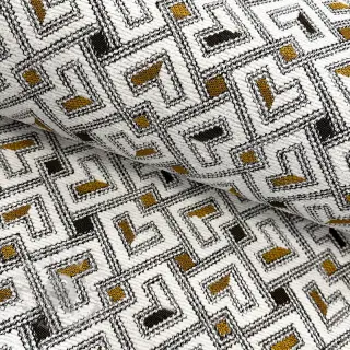 Sisustuskangas jacquard Pagne allover jaune