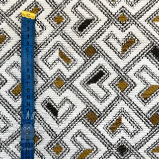 Sisustuskangas jacquard Pagne allover jaune