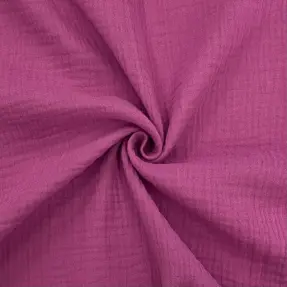 Dvojitá gázovina/mušelín cerise