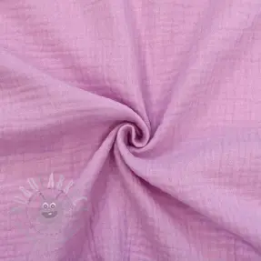 Kaksinkertainen harsokangas/musliini light pink ORGANIC