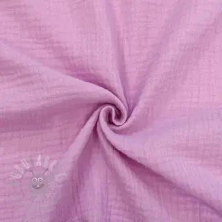 Kaksinkertainen harsokangas/musliini light pink ORGANIC