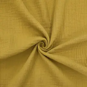 Dvojitá gázovina/mušelín gold ORGANIC