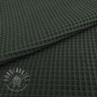 Puuvilla vohvelisidoksella army green