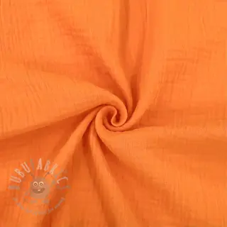 Kaksinkertainen harsokangas/musliini NEON ORANGE ORGANIC