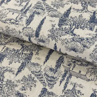 Sisustuskangas Linenlook Toile de lavender