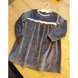 Kojenecký plyš dark grey