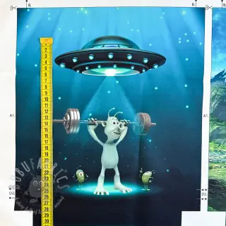 Sisustuskangas KIDS BACKPACK Alien my friend PANEL