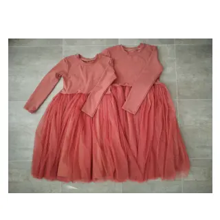 Tyl na TUTU ROYAL SPARKLE rust gold