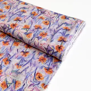Viskoosi RADIANCE Dried flower digital print