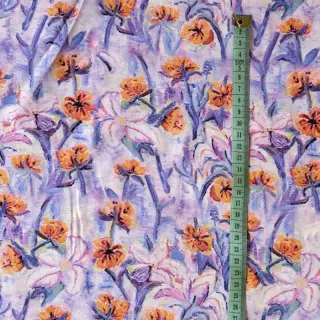 Viskóza RADIANCE Dried flower digital print