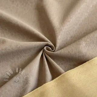 Vaatetuksen tekonahka STRUCTURE taupe