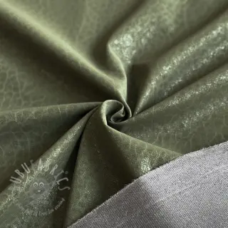 Vaatetuksen tekonahka STRUCTURE army green