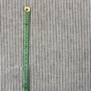 Pellava puuvillalla Lira medium stripe black