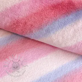 Tekoturkis Rainbow diagonal stripe
