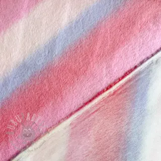 Tekoturkis Rainbow diagonal stripe