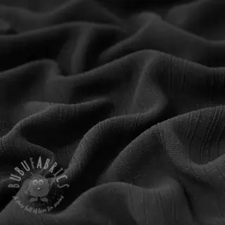 Viskoosi pellavalla CRINCLE black