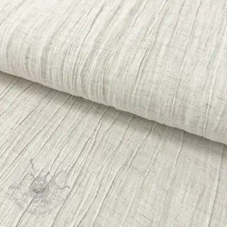 Viskoosi pellavalla CRINCLE off white