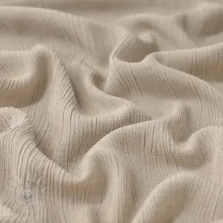 Viskoosi pellavalla CRINCLE beige