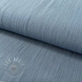 Viskoosi pellavalla CRINCLE blue shadow