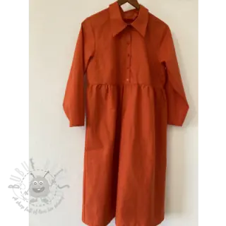 Puuvillapopliini orange