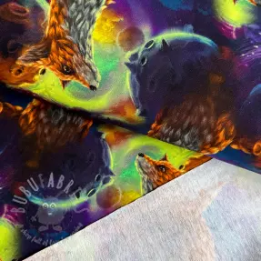 Collegekangas Fantasy fox digital print