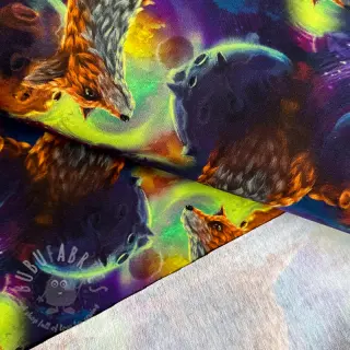 Collegekangas Fantasy fox digital print