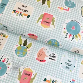 Sisustuskangas Eco digital print