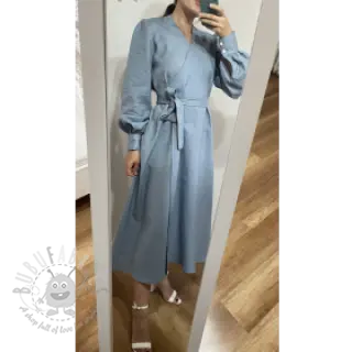 Esipesty pellava 170 g blue