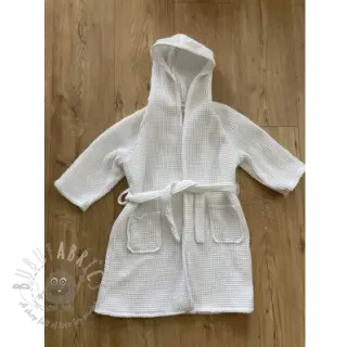 Puuvilla vohvelisidoksella white