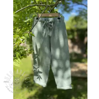 Kaksinkertainen harsokangas/musliini green ORGANIC